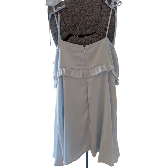 NWT Wild Fable Light Blue Rosette Coquette Mini Dress XXL - Picture 6 of 8